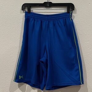 Under Armour Raid Mesh Shorts Blue/Green Men’s Small
